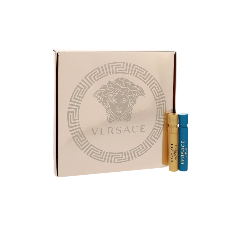 Eros by Versace for Unisex - 2 Pc Mini Gift 1 ml + 1 ml