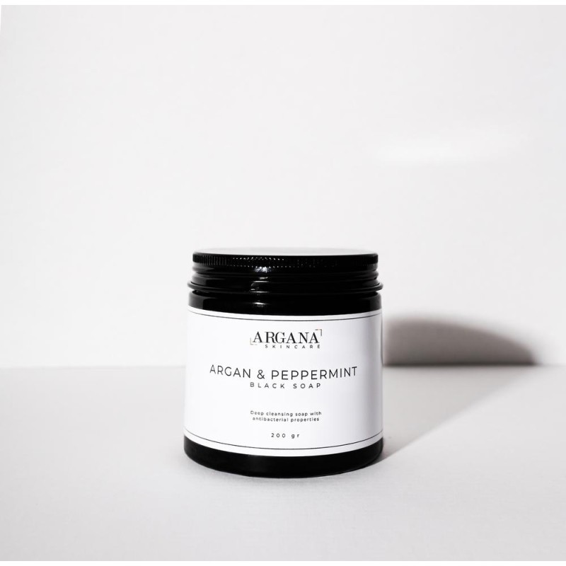 Argana Black Soap Peppermint Argana Black Soap Peppermint