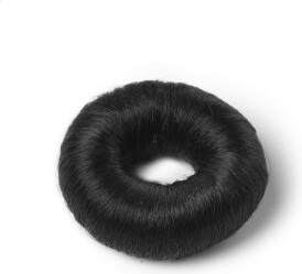 Synthetic Hair Bun L Svart 80mm