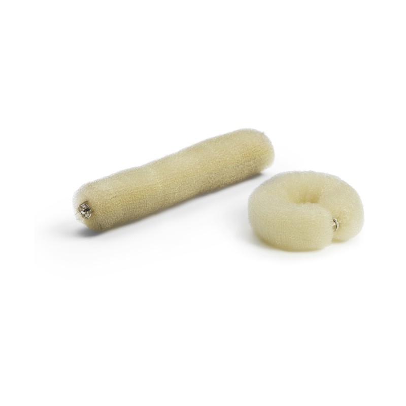 Hair Buns 23 Cm, Blonde Hair Buns 23 Cm, Blonde
