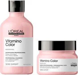 L'Oréal Professionnel Serie Expert Vitamino Color Schampo 300ml och inpackning 250ml