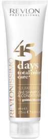 Revlon 45 Sulfate Free Shampoo & Condtioner Golden Blondes 275ml