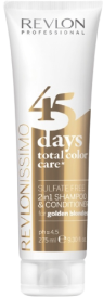 Revlon 45 Sulfate Free Shampoo & Condtioner Golden Blondes 275ml