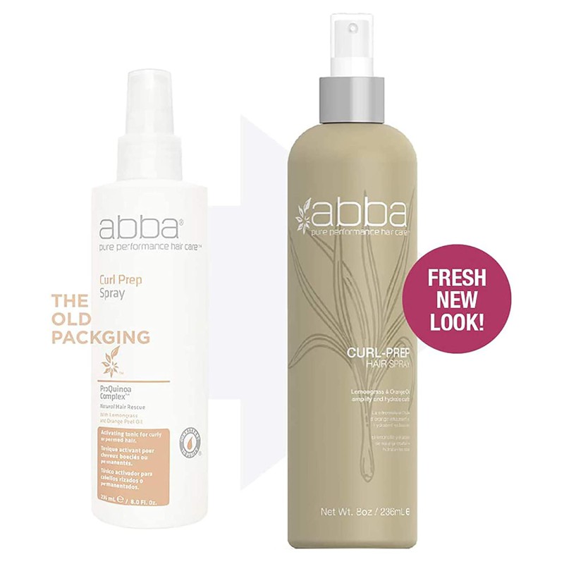 Abba Pure Curl Prep Spray 236ml