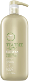 Paul Mitchell Tea Tree Hemp Restoring Shampoo and Body Wash 1000ml