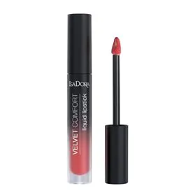 Isadora Velvet Comfort Liquid Lipstick Coral Rush 55