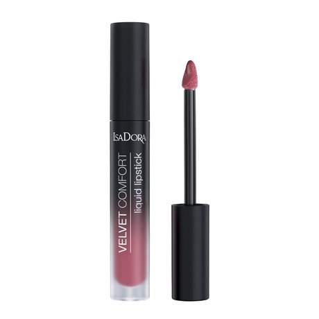 Isadora Velvet Comfort Liquid Lipstick Mauve Pink 56