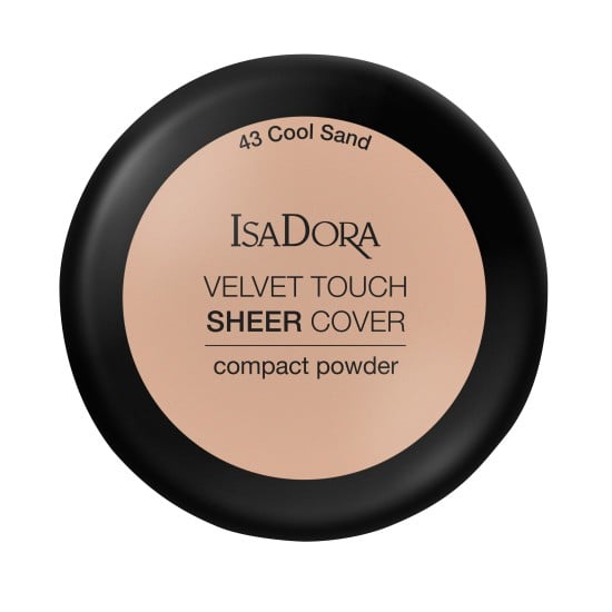 Isadora Velvet Touch Sheer Cover Compact Powder Cool Sand 43