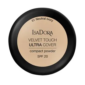 Isadora Velvet Touch Ultra Cover Compact Powder SPF 20 Neutral Ivory 61 (2)