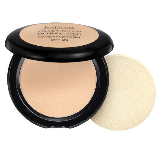 Isadora Velvet Touch Ultra Cover Compact Powder SPF 20 Warm Vanilla 62