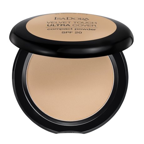 Isadora Velvet Touch Ultra Cover Compact Powder SPF 20 Warm Sand 64