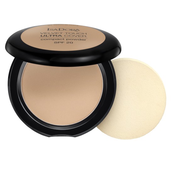 Isadora Velvet Touch Ultra Cover Compact Powder SPF 20 Neutral Beige 65