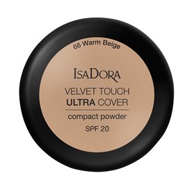 Isadora Velvet Touch Ultra Cover Compact Powder SPF 20 Warm Beige 66 (2)