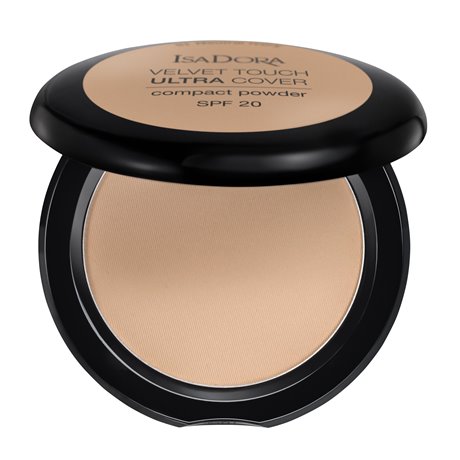Isadora Velvet Touch Ultra Cover Compact Powder SPF 20 Warm Beige 66