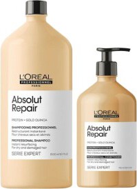 L'Oréal Professionnel Serie Expert Absolut Repair shampo 1500ml och balsam750ml