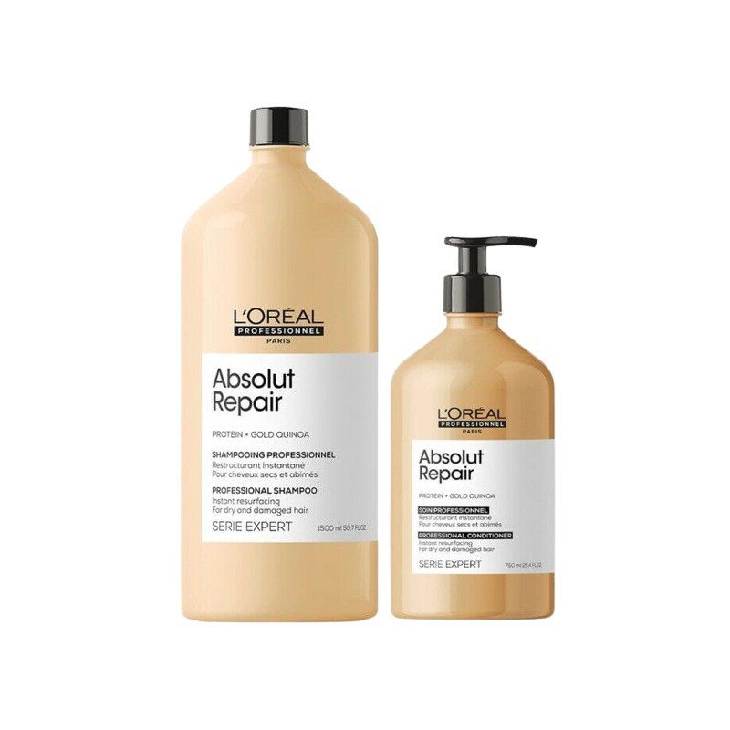 L'Oréal Professionnel Serie Expert Absolut Repair shampo 1500ml och balsam750ml