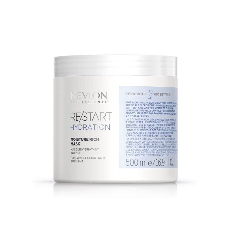 Revlon Professional Restart Hydration Moisture Rich Mask 500ml Revlon Professional Restart Hydration Moisture Rich Mask 500ml