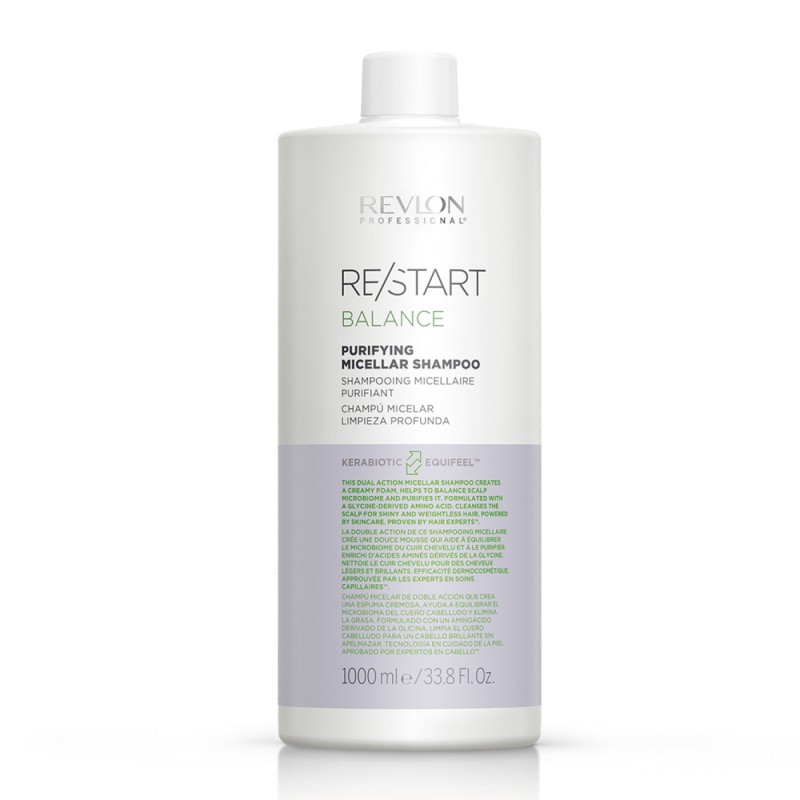 Revlon Professional Restart Balance purifying micellar shampoo 1000ml