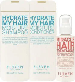 Eleven Australia Hydrate My Hair Trio - Shampoo + Conditioner + Miracle Hair Treatment