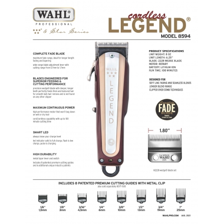 Wahl Professional Legend Cordless 5-Star