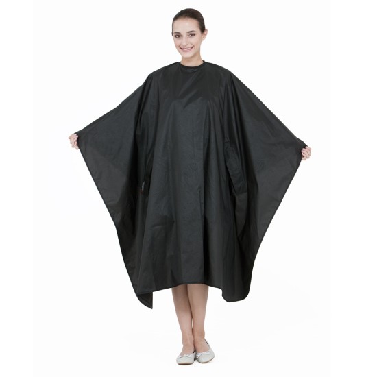 Wako Eco yarn cape, rose