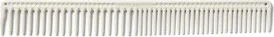 JRL Long round tooth cutting comb 9" White