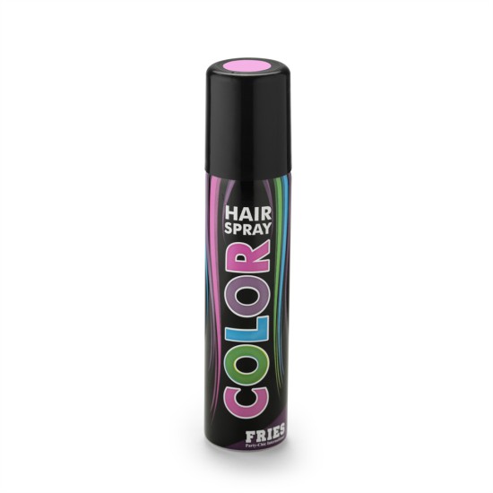 Color hair-spray pastel, pink