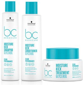 Schwarzkopf BC Bonacure Moisture Kick Trio 250ml + 200ml + 200ml