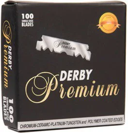 Derby Premium Professional Single Edge Razor Blades x100