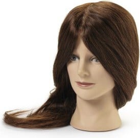 Mannequin female 45/50cm dark brown 