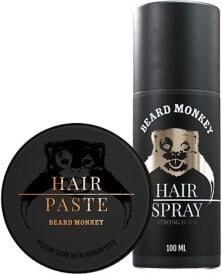 Beard Monkey Hair Kit - Paste & Hairspray 100ml