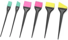 Silicone dye brush set
