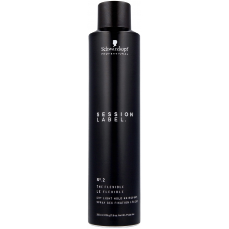 Schwarzkopf Professional Session Label The Flexible Dry Light Hold Hairspray 300ml - Hårspray