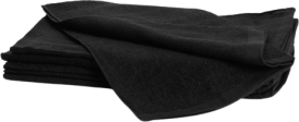 Bleachsafe towel black 50x85 cm