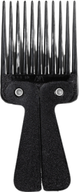 Afrocomb black handle