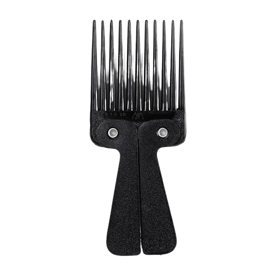 Afrocomb black handle