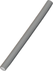 Flexible rods L grey 18 mm