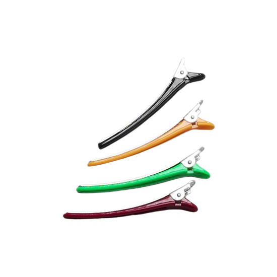Hair clip colored