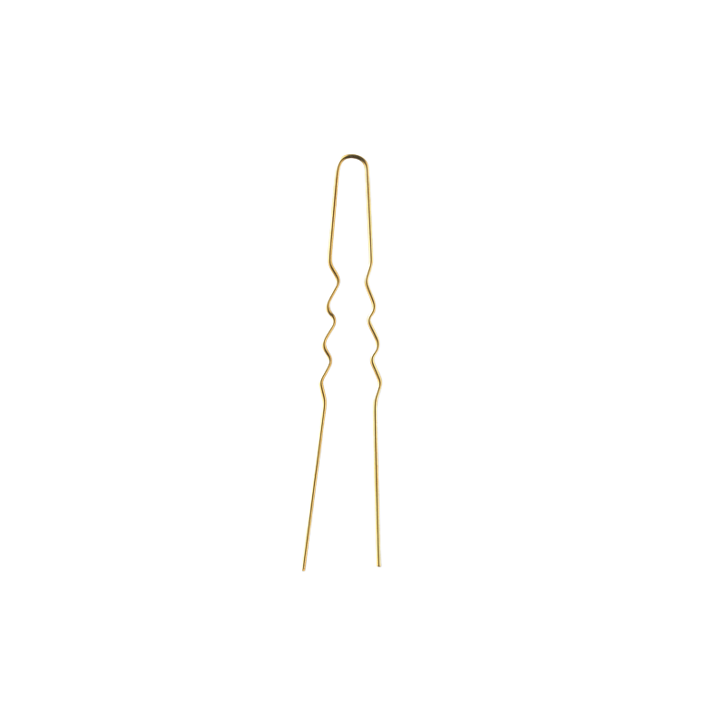 Curly pin Guld 50 mm