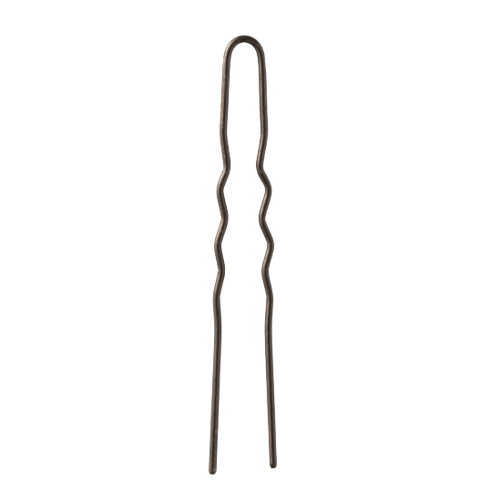 U-formad Hair Pin Svart 62 mm