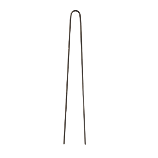 Postich Hårnål Svart 62 mm