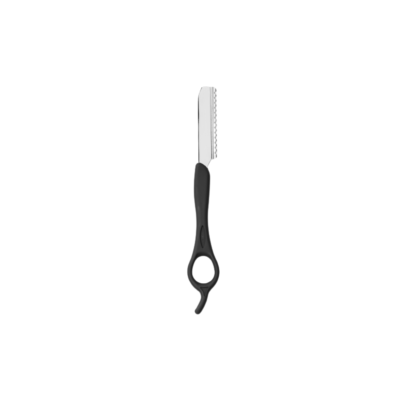 Styling razor black rubber