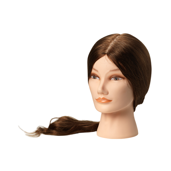Mannequin Frisördocka Extra Long Dark Brown 55/60cm