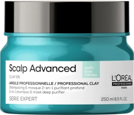L'Oréal Professionnel Scalp Advanced Anti-Oiliness 2-in-1 Deep Purifier Clay Hair Mask 250ml