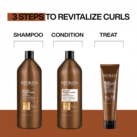 Redken All Soft Mega Curls Shampoo 1000ml