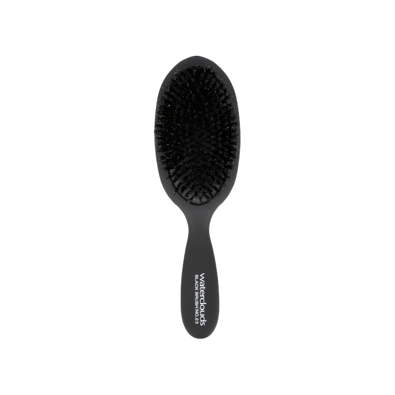 Waterclouds Black Brush NO.23 Natural Oval - Äkta Oval Waterclouds Black Brush NO.23 Natural Oval - Äkta Oval