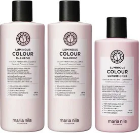Maria Nila Luminous Colour 2x Shampoo 350ml + Conditioner 300ml