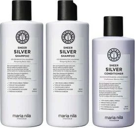 Maria Nila Sheer Silver 2x Shampoo 350ml + Conditioner 300ml