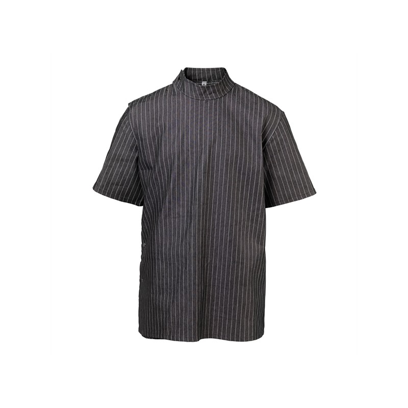 Bravehead Black Pinstriped Barber Jacket Medium