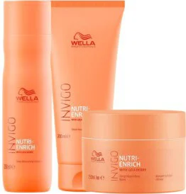 Wella Invigo Nutri-Enrich Shampoo 250ml + Conditioner 200ml + Mask 150ml